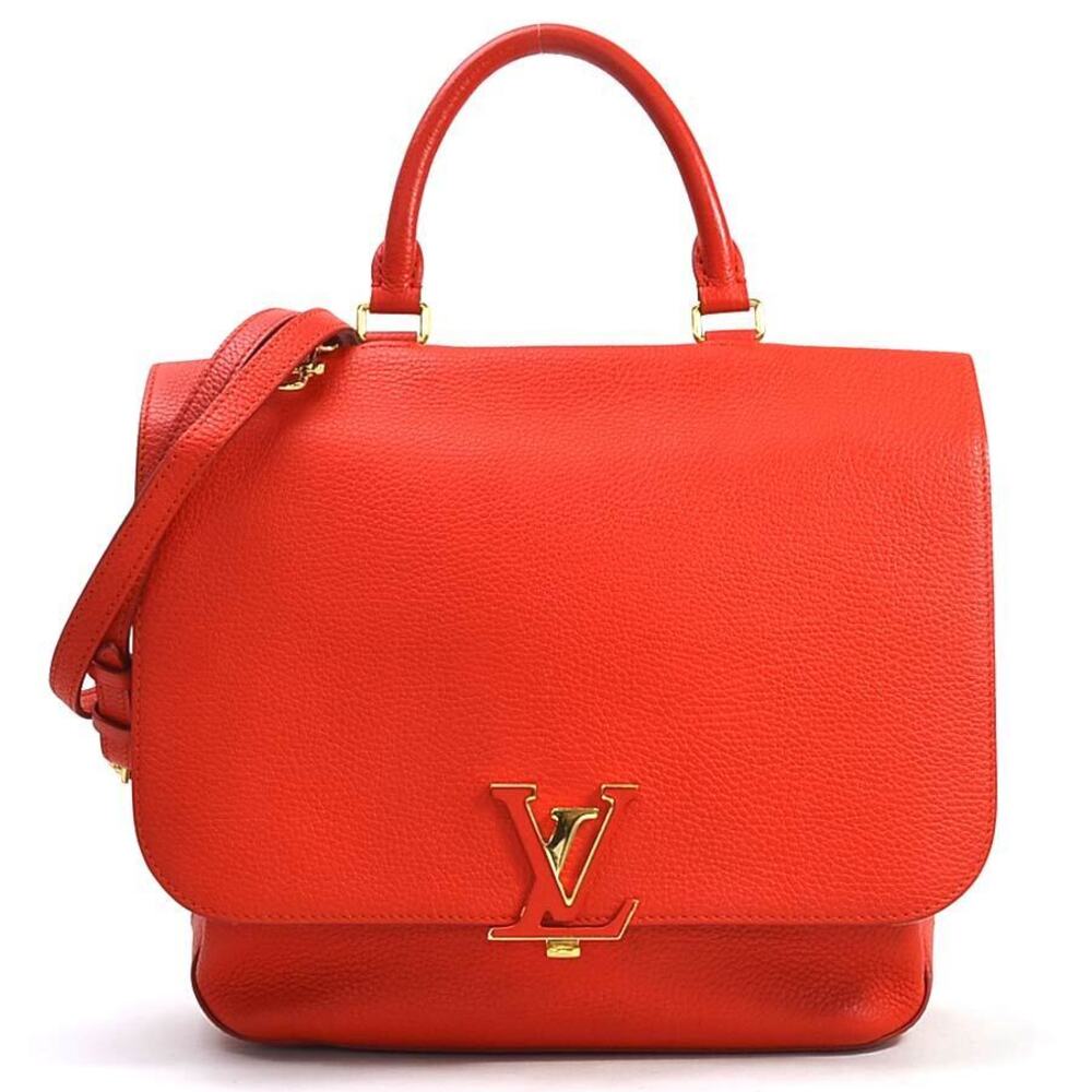 Louis Vuitton 2way Bag Parnassa Volta Coquelicot Red Taurillon Leather